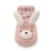 gelato pique BABY Moco Rabbit Socks PBGS264542 Unisex Baby Pink Cute Fluffy Infant Socks with Anti-Slip Grip 7-9cm