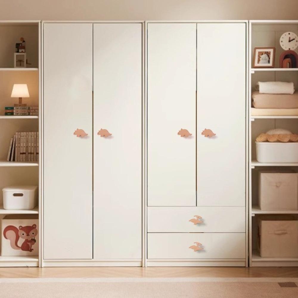 Cute Hook Animal Wood Furniture Handles Dinosaur Cabinets Drawers Knobs Kitchen