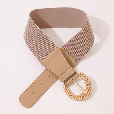 Simple and Versatile Waist Seal Fashion Elastic Elastic Large Size Waist Belt E-commerce Women's Waist Seal