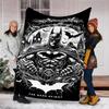 1pc Batman Outdoor Flannel Throw Blanket Soft, Lightweight & Warm for Sofa, Office