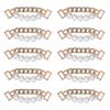 10pcs Cadena de Bolso de Perlas con Cierre Metálico Proceso de Pulido Exquisita Cadena de Perlas Correa para Fundas de Teléfono Móvil Zapatos