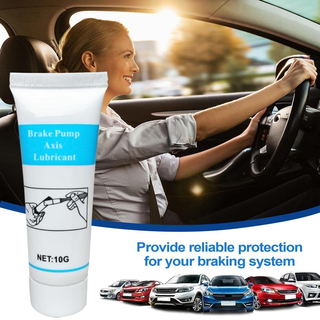 Brake Pad Lubricant Brake System Tube Lubricant Rust Protector Car Care Product 10g Heat Resistant Lubricant for Brake Pump