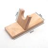 Anti-Scald Hot Melt Gun Wood Stand with Universal Fixed Head