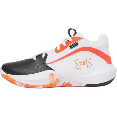 Lockdown 7 Comfortable Sports Mid-Top Basketball Shoes Kids Sneakers White 3028513-005