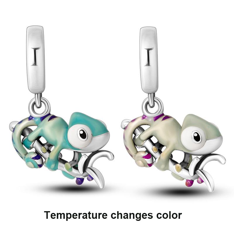 Breloques Compatibles Pour Bracelet DIY Argent 925 Série Jaune Cœur d'Amour Tournesol Lune Chat Breloques Vente Chaude S925 Fabrication de Bijoux DIY