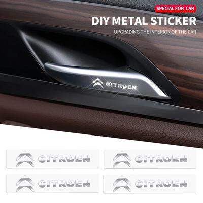 3D kovové logo znaku auta Dekorativní samolepky Odznak Nálepka Pro C4 C3 C5 C1 C2 DS3 DS5 Berlingo Celysee Cactus Picasso