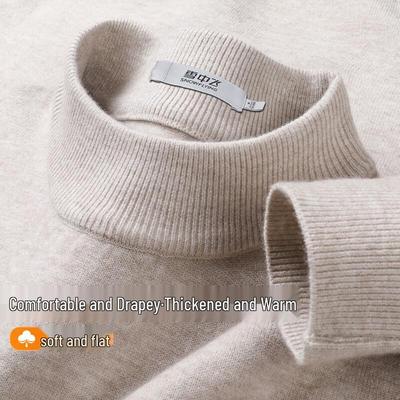 Men's Thick Turtleneck Pullover Sweater