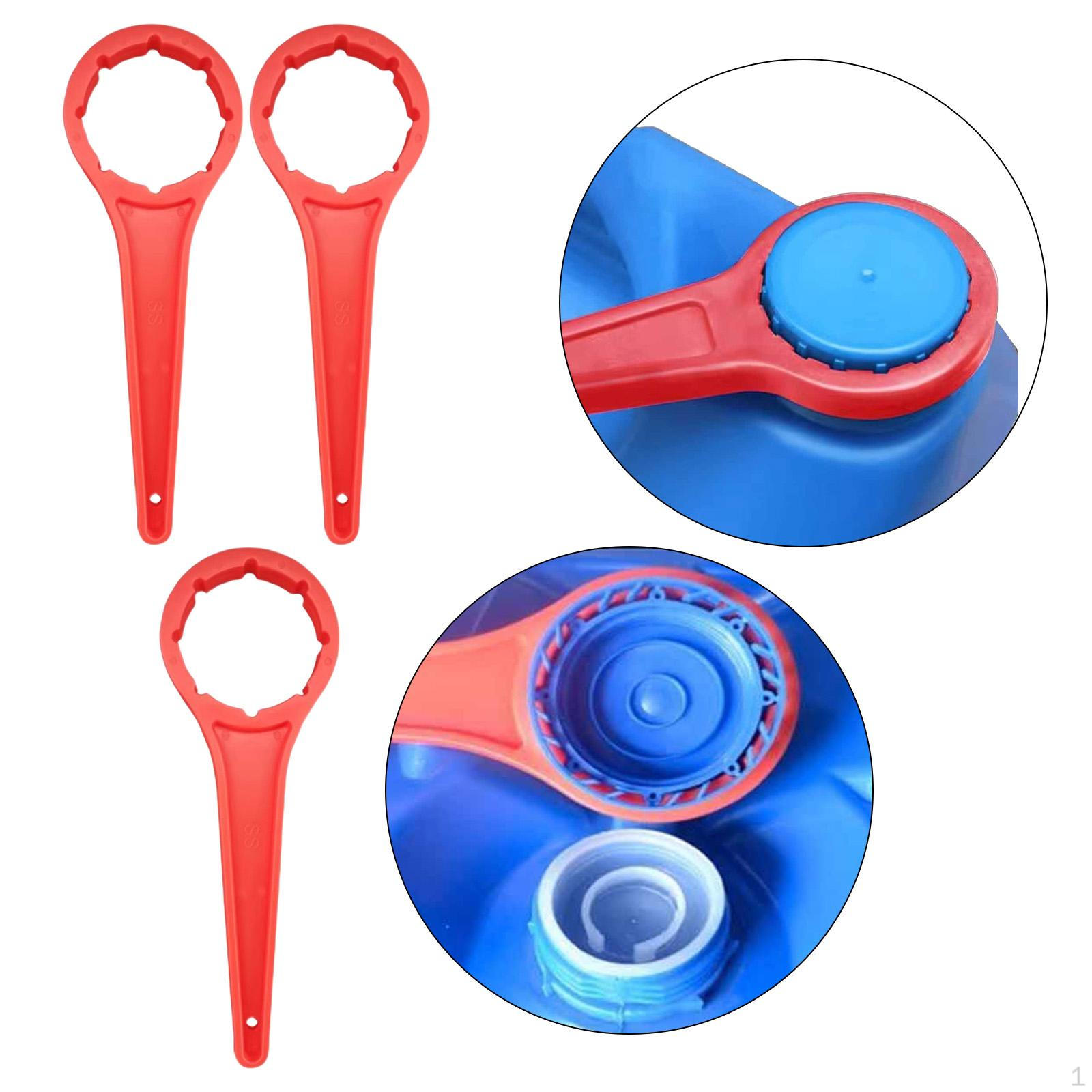 

3Pcs Drum Cap Spanner Openers Bucket Wrenches Bung Installer Removal Seal Remover for 18.1cm