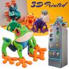 3D Printing Frog Fridge Magnets Joints Movable Tree Frog Refrigerator Magnet Desktop Ornaments Simulated Animal Model Decoration