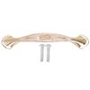 10 Sets Türgriffe, bernsteinfarben, weiß, schlichter Stil, für Büro, Schublade, Schrank, Universal, 96 mm