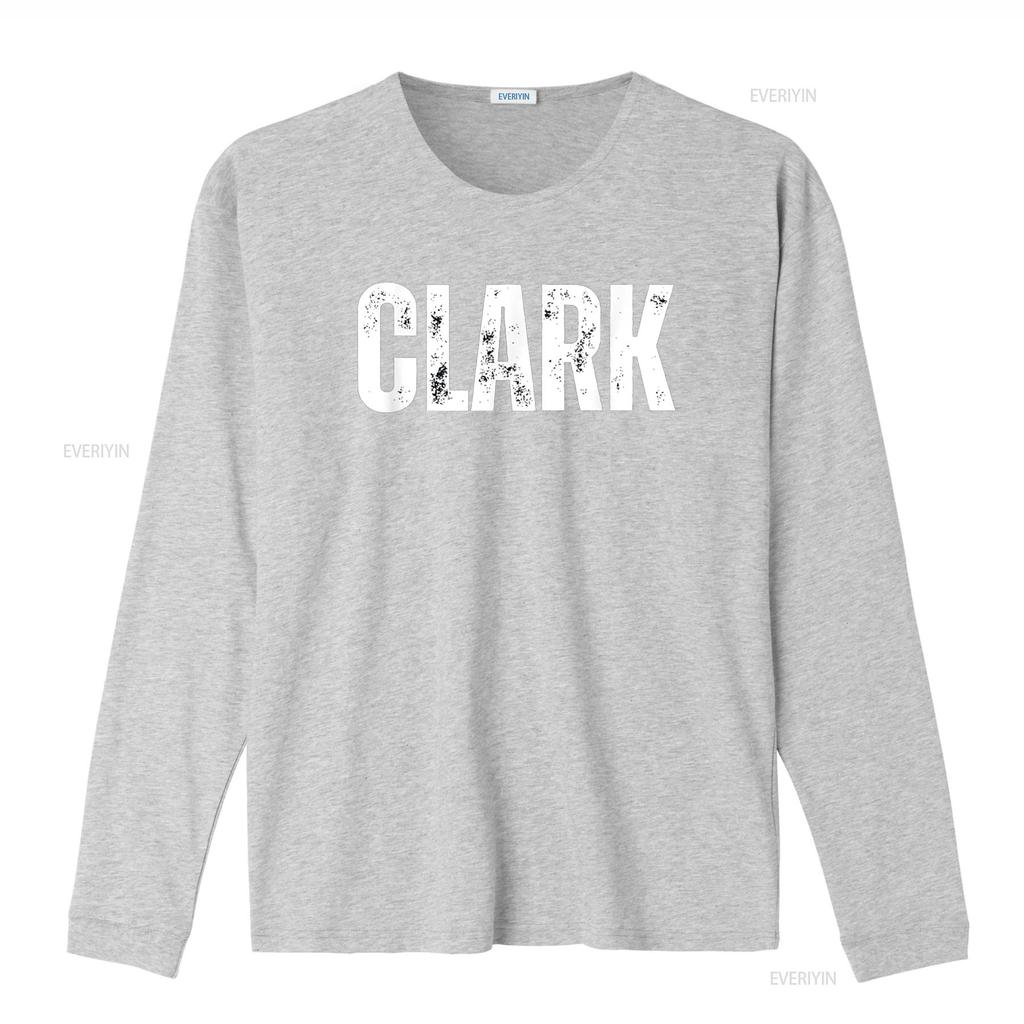 Clark T Shirt vintage Washed Breathable Casual Versatile Stretched designer clothes Comfortable fashion Soft homme Unisex