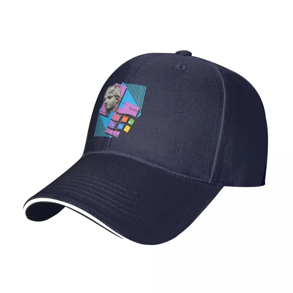 Vaporwave Windows beisbolo kepuraitė Hip Hop sumuštinio stiliaus kepuraitė Unisex stiliaus Reguliuojama apsauganti nuo saulės kepurė Sportinė