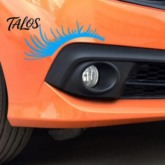 Beschädigungsfreie Auto-Außendekoration 2 Paar Auto-Scheinwerfer-Wimpernaufkleber, Lustige Scheinwerfer-Aufkleber, Dekorative Wimpern für Scheinwerfer Klebend
