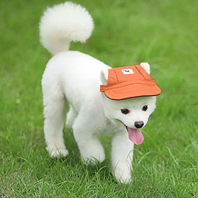 Küçük Pet Yaz Kanvas Kap Köpek Beyzbol Vizör Şapka Köpek Açık Pet Kap