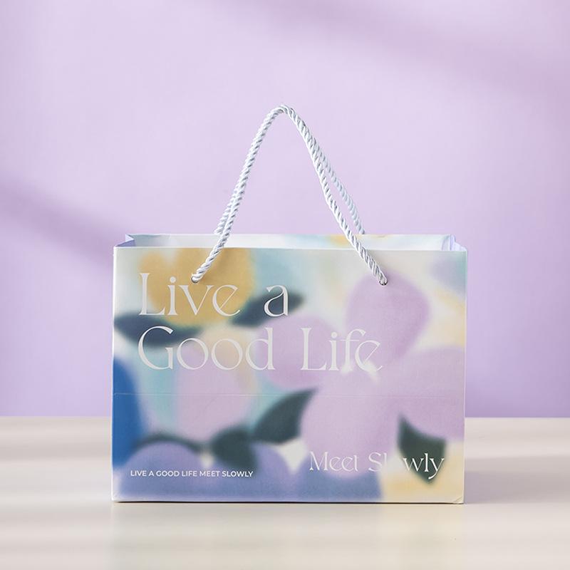 Gutes Leben Farbglasur Kreativer Becher Hochwertige Keramik Kaffeetasse Geschenkbox Souvenirgeschenk Feiertagsgeschenk Tasse