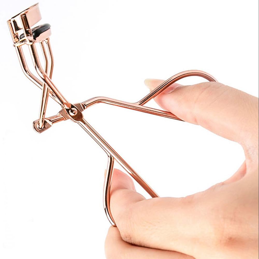 Set of 2 Eyelash Popular Makeup Portable Stainless Steel Curler for Men and Perfect for Spot Creates a Strong and Creates a Natural Eyelash Makeup