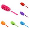 Stainless Steel Extendable Duster With Synthetic Fiber Head For Home Cleaning