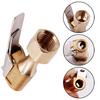 Tragbare aufblasbare Pumpe für Autoreifen-Luftfutter-Inflatorpumpenventil-Anschluss Clip-on-Adapter Auto Messing 8-mm-Reifenradventil