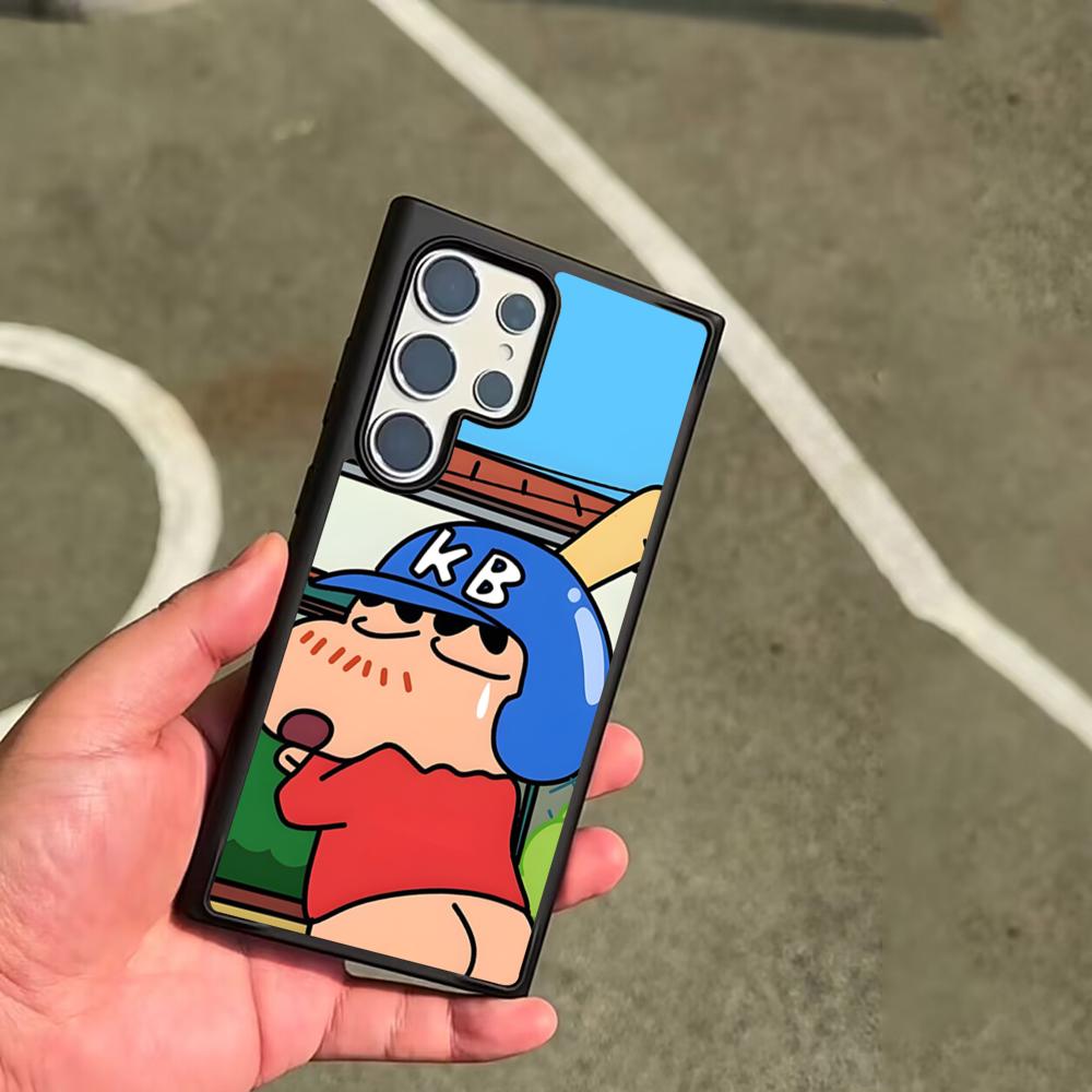 Cute C-Crayon S-Shinchan Clear Phone Case For SAMSUNG Galaxy S26 S25 S24 S23 S22 S21 S20 FE Plus Ultra Cover