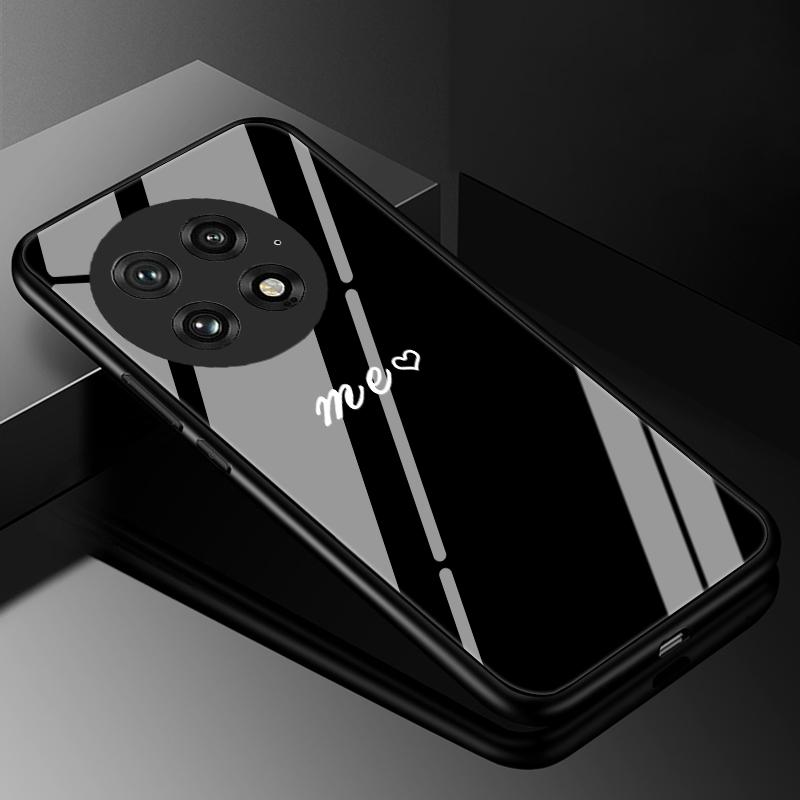 For Oneplus 13 13R Case Cover Tempered Glass Cases for Oneplus Ace 5 Pro Nord 4 13Pro Hard Back Bumper For Oneplus 13R ACE5 PRO