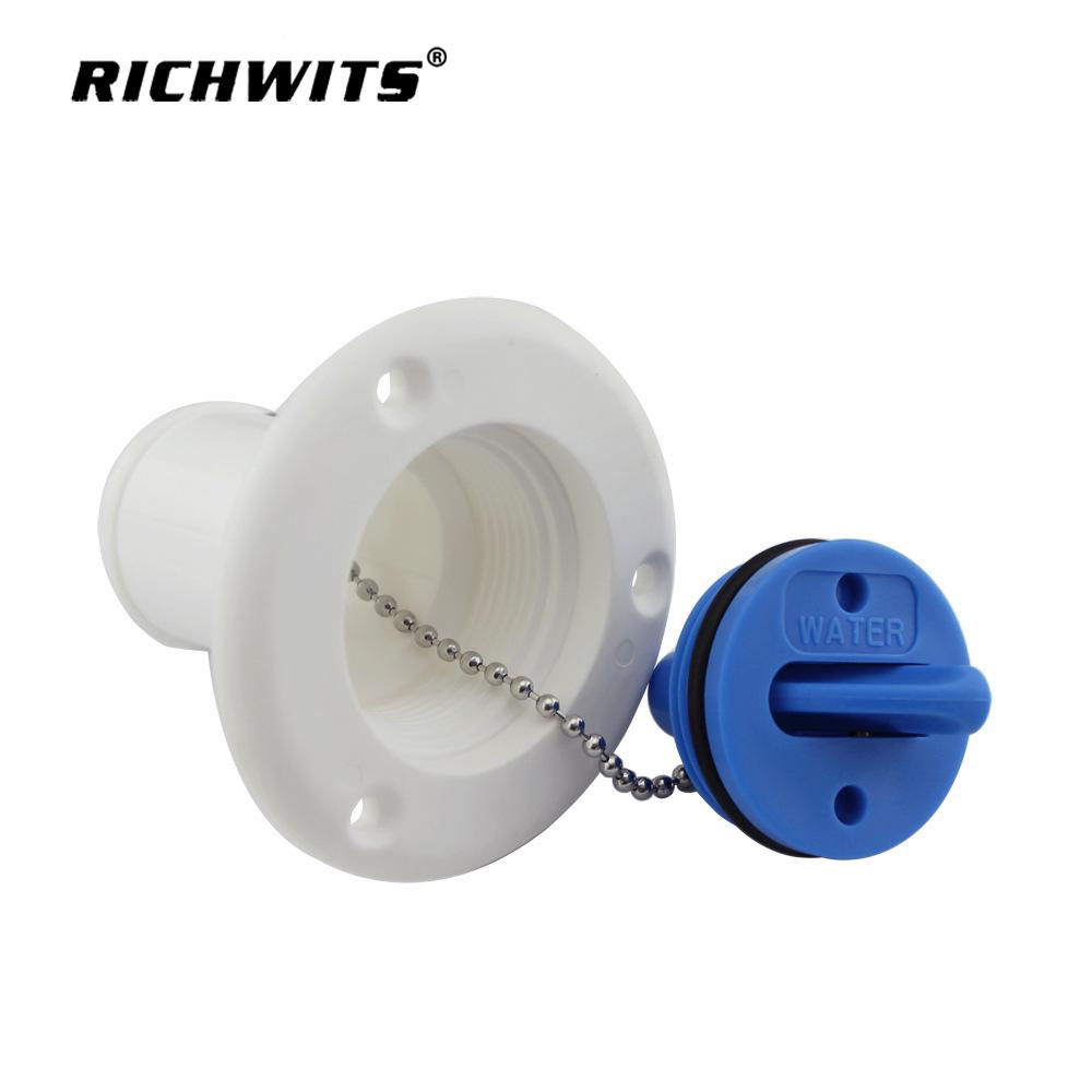 RICHWITS Plastic Water Fill Port for RVs and Yachts