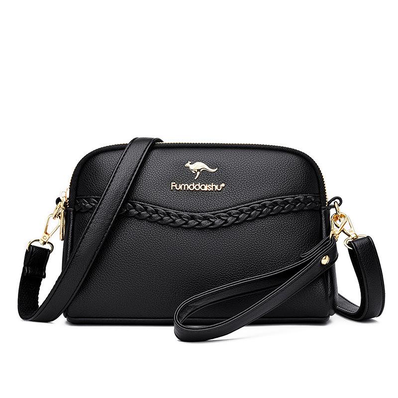 Women's bag new spring and summer women's bag clutch bag woven soft leather mother bag fashion age-reducing bag