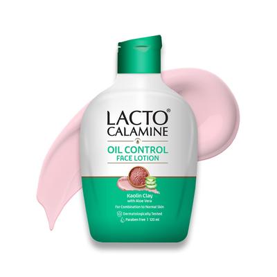 Lacto Calamine Gesichtscreme | 120ml | Tägliche Feuchtigkeitspflege Für Das Gesicht - Mischhaut Bis Normale Haut | Kaolinton & Aloe Vera | Absorbiert Überschüssiges Öl | Bekämpft