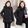 Winter New Middle-aged and Elderly Fashion Down Cotton-padded Clothes Women's Year Winter Thickened Foreign Style Mother Clothes Cotton-padded Jacket