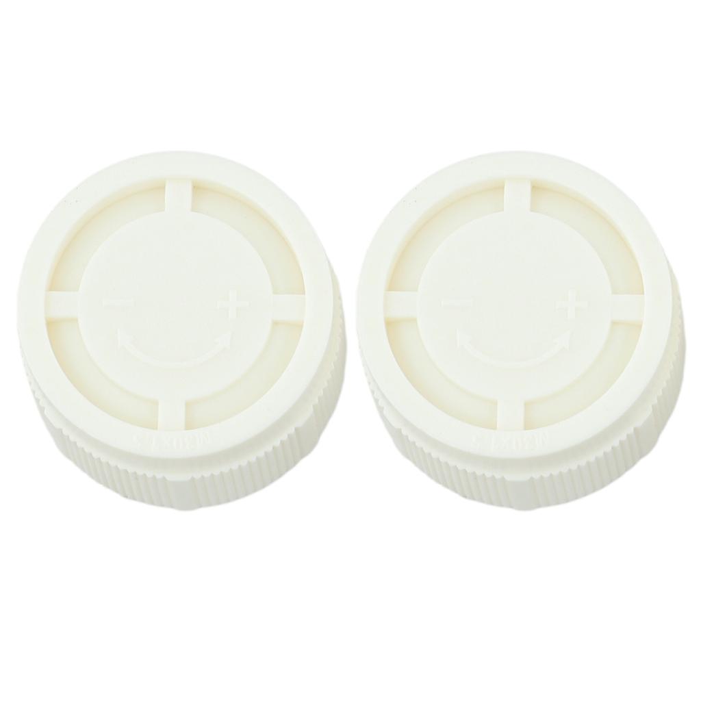 2PCS M30X1 5 Radiator Valve Adjustment Plastic Cover Compatible with Thermostatic Valves for Heating System Control