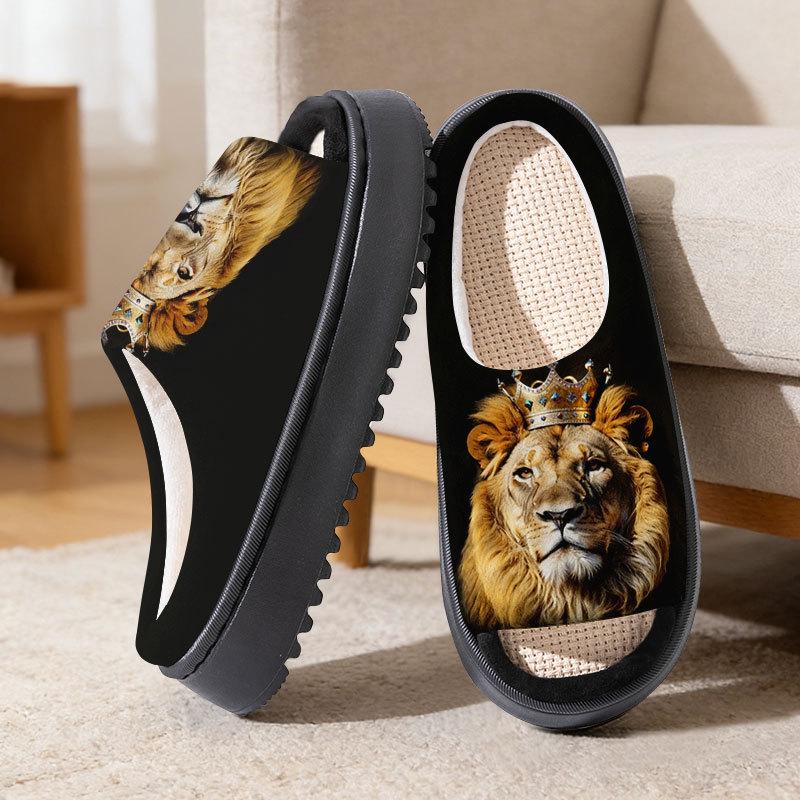 Unisex Linen Cotton Slippers for Spring, Summer, and Autumn 44-45