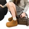 Small comfortable Martin boots autumn and winter new thick-soled retro velvet short boots cotton boots