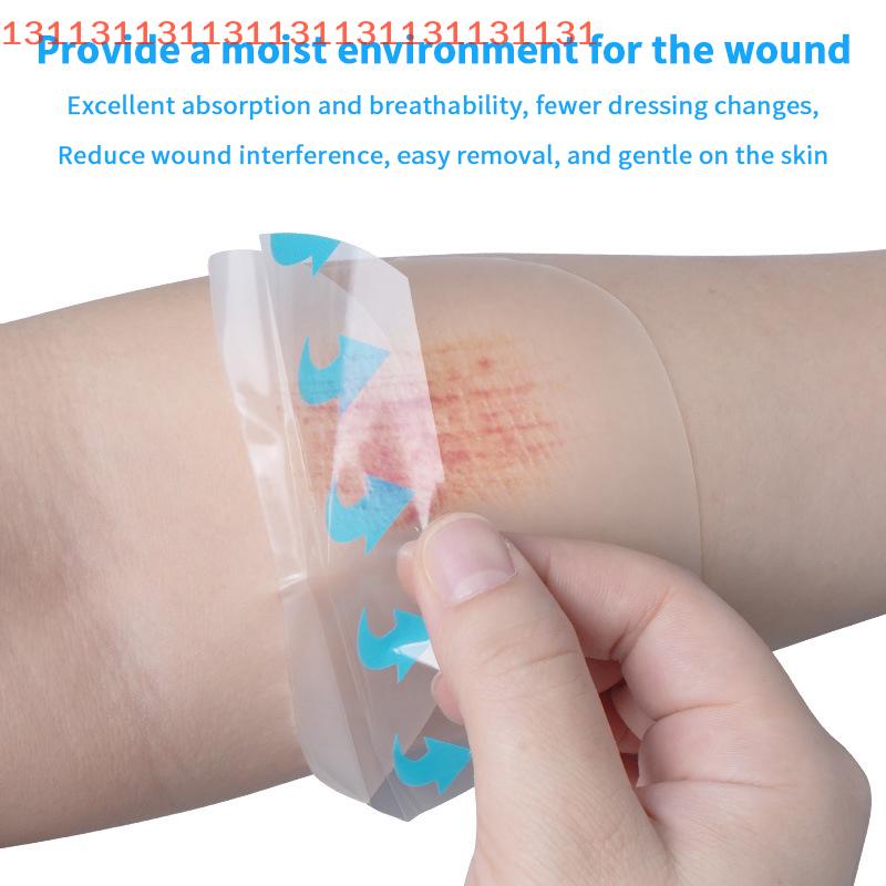 Self-Adhesive Patches, Hydrocolloid Dressing, Invisibility Breathable Wound Plaster Band Aid Adhesive Bandages Skin Tape 1/5 Pcs