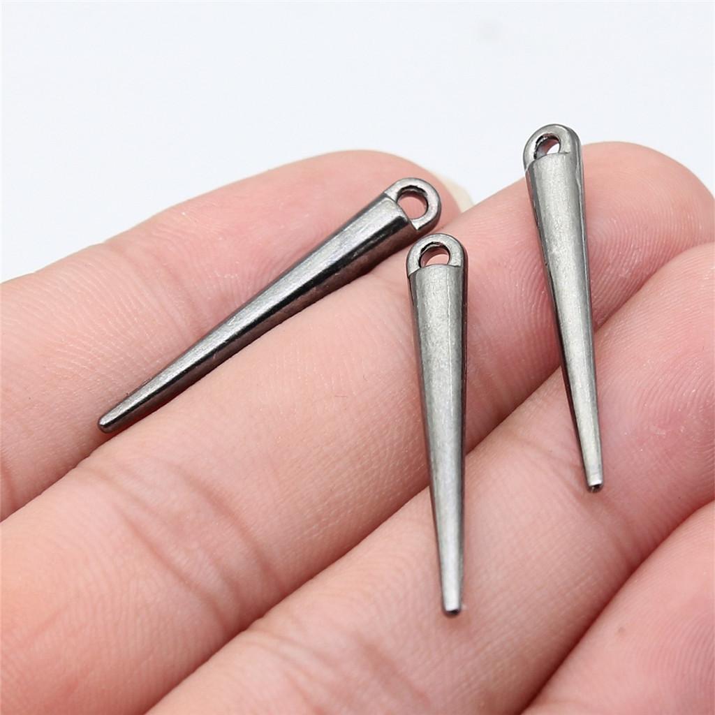 Accessories Parts Cone Shape Pendant End Beads Vintage Jewelry Supplies SA051