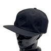 RUBN BLACK COLLETION Cotton Nylon All Size Black Custom-made Straight/Flat Cap, Water-Repellent, Season, XL,
