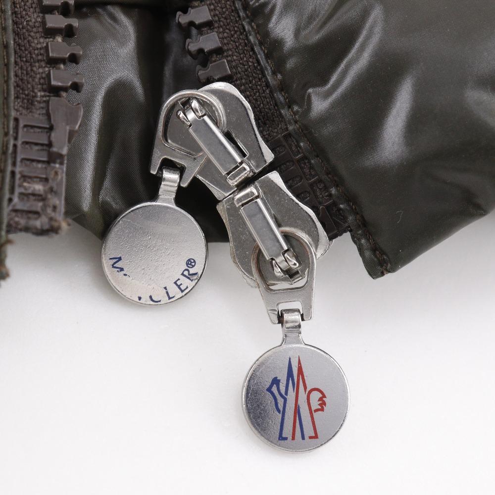 Moncler TIVOLI Daunenjacke 45311 Braun Nylon Damen Gebraucht