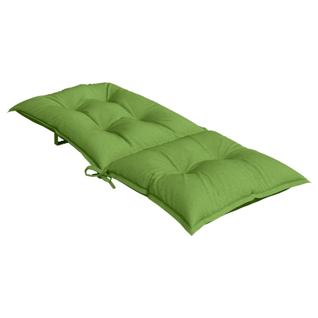 Hochlehner Seat Cushions 6 Pcs. Melange Green 120 X 50 X 7 Cm Fabric