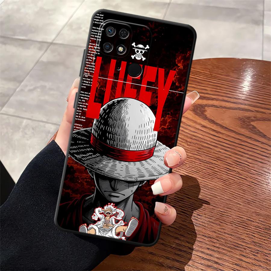 One Piece Luffy Case for Xiaomi Redmi 14C 10 9 A3 A4 13C A1 A2 Plus A5 12C K40 K80 Pro Funda Phone Cover