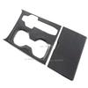 For Lexus RX 350h 450h 500h  2024 ABS Carbon Car Center Gear Shift Panel Water Cup Cover Trim Stickers Auto Accessories