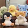 Table Doll Animal Plush Toy Duck Rabbit Stuffed Penguin Sitting Animals Plush  Christmas Gift