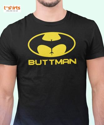 Buttman T-Shirt – Funny Parody Adult Humor Tee