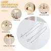 Versatile Ceiling Fan Pull Chain Fan Extension Chain Fan Chain Pulls Decorative 12 Inch Ceiling Fan Chain Extender Ornament