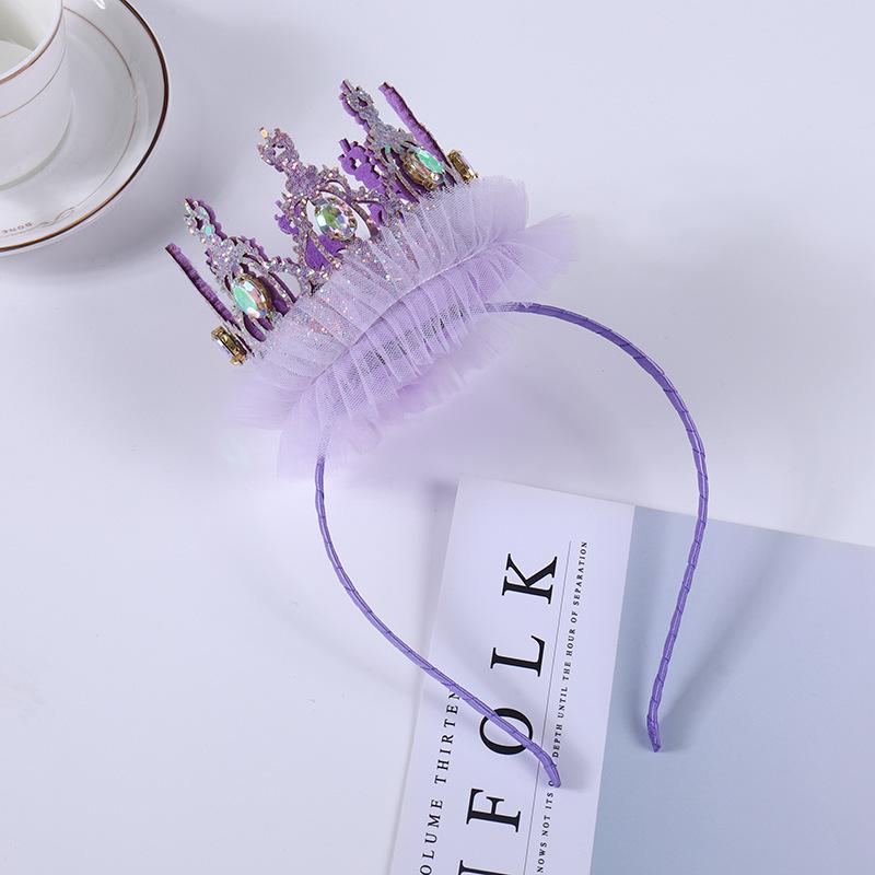 Princess Birthday Crown Headband: Children's Party Hat & Photo Prop
