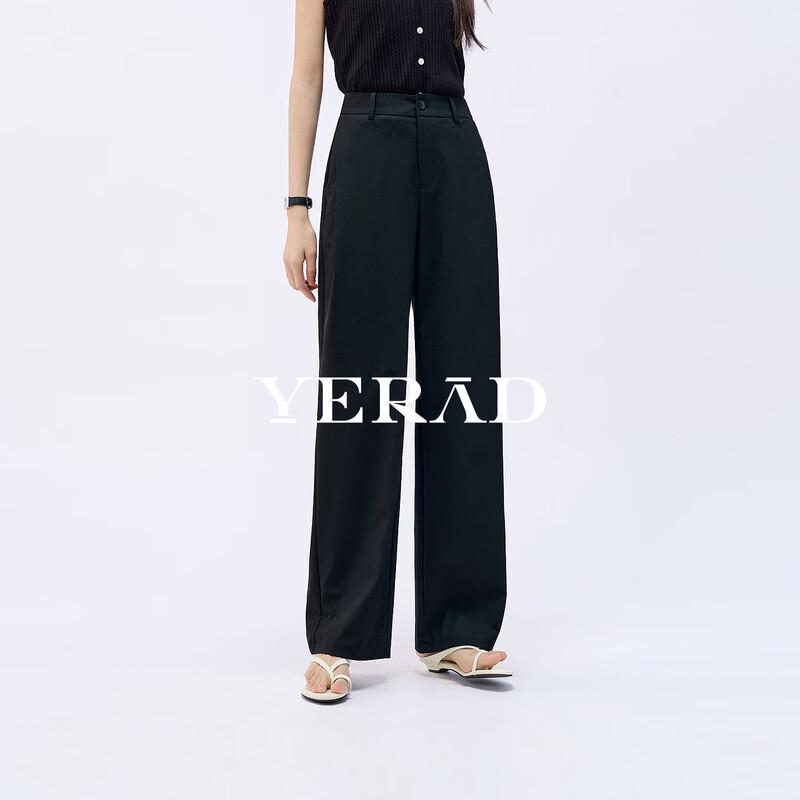 YERAD Women's Slim Straight-Leg Wool Blend Pants
