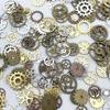 Ca. 50g Zufällige Farbmischung Zufällige Größen Metall Mechanisch Steampunk Zahnräder Zahnräder Anhänger Für DIY Schmuckherstellung Zubehör