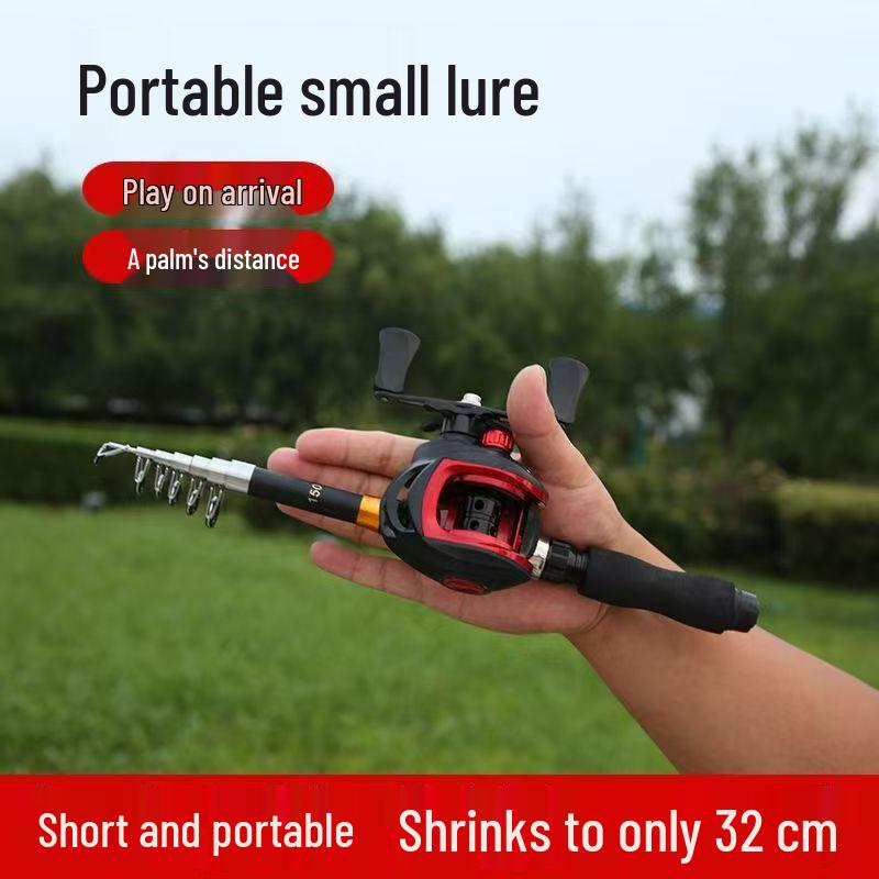 Portable Sea Fishing Rod Set: Mini Travel Fishing Gear Kit