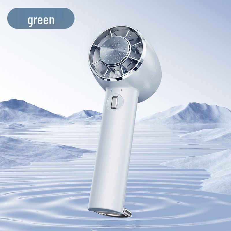 Portable USB-Charging Handheld Ice Pack Fan for Travel, Desktop, and Outdoor Use