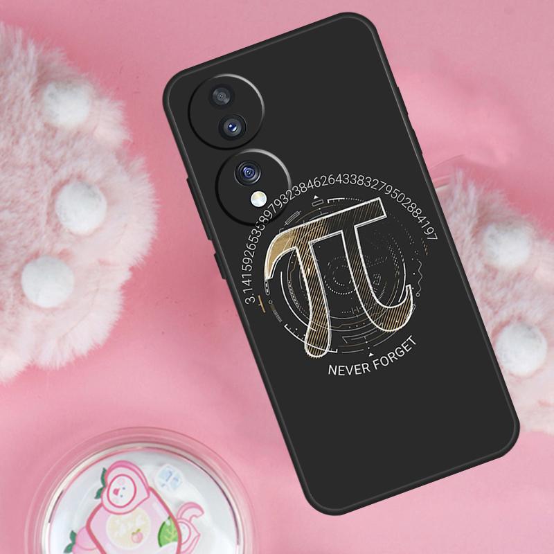Math Formula Pi Case For Honor Magic 7 5 6 Lite Pro Honor 200 Pro 50 70 90 X9b X9a X8b X8a X8 X9 X9c Cover