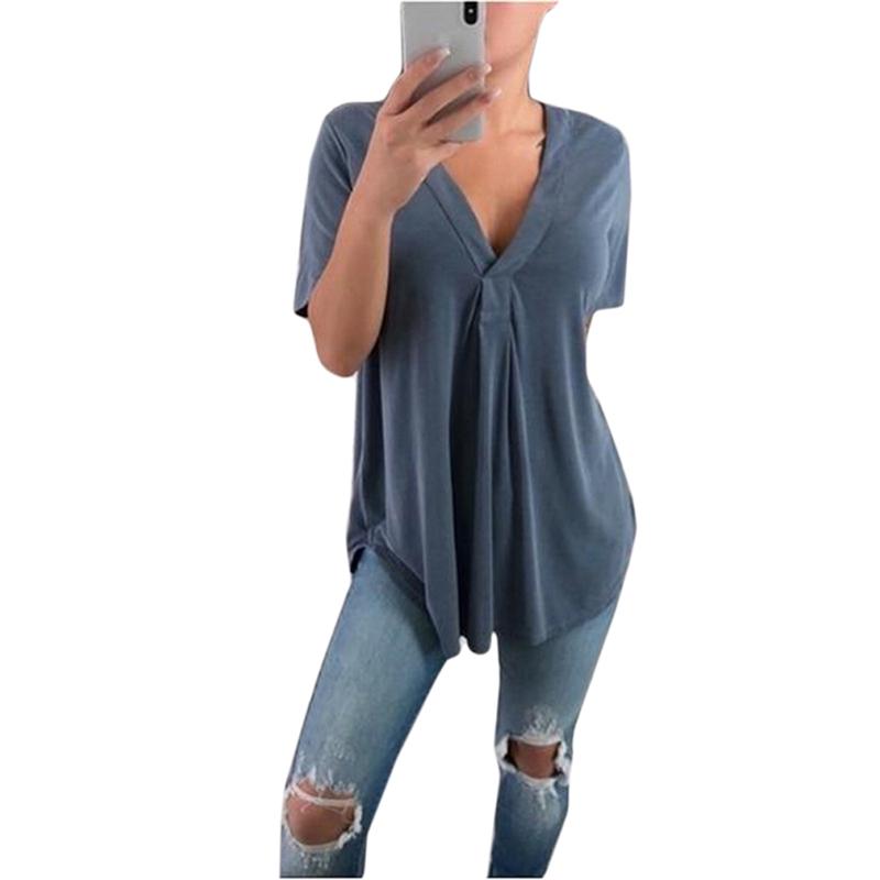 deep v neck plus size top