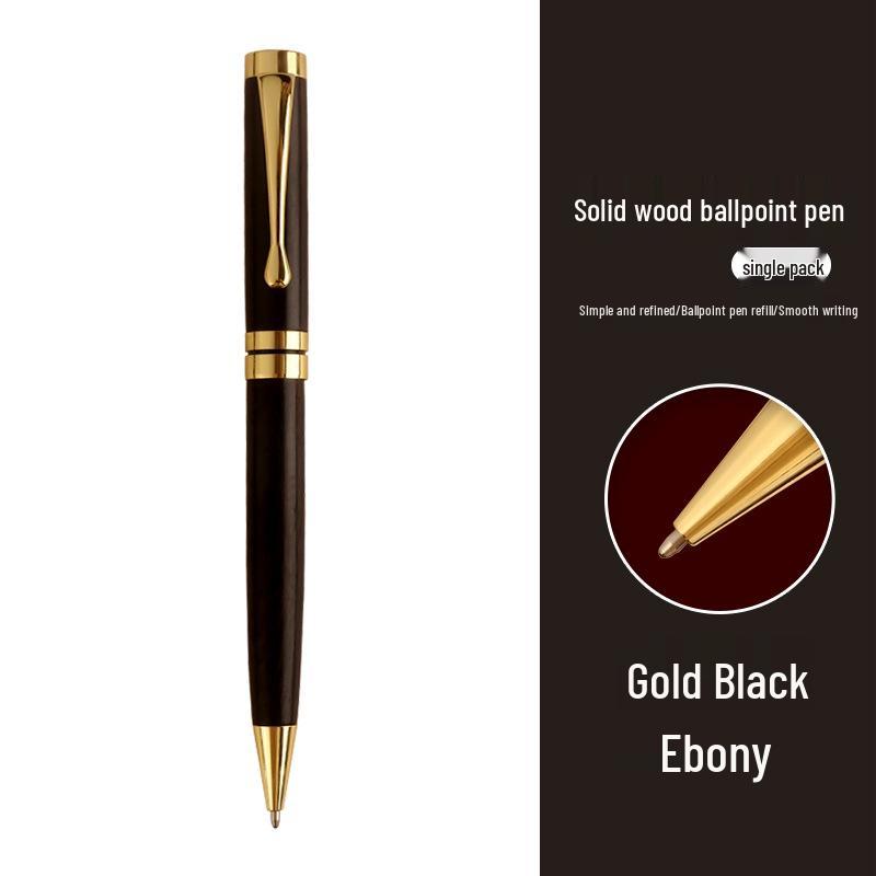 Messing Sandelholz Kugelschreiber - Drehbarer Medium Öl, Ideales Geschäftsbüro Geschenk