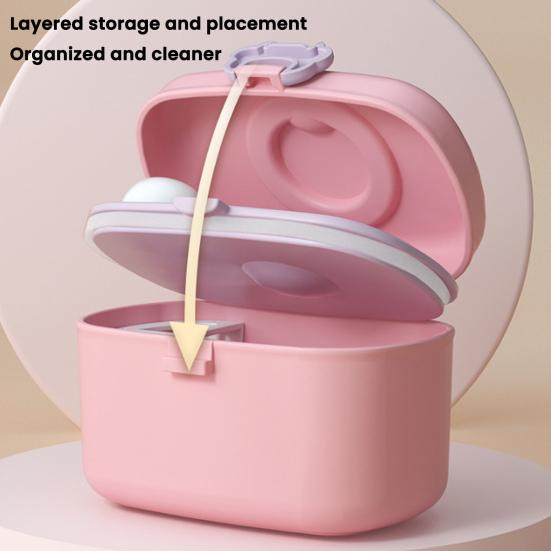 380/550ML Portable Milk Powder Storage Box Leak-Proof Baby Formulas Dispenser Outdoor Travel Sealed Food Snack Storage Container